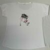 Ladies In Line Pique Knit Dolman T-shirt - Image 4