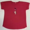 Ladies In Line Pique Knit Dolman T-shirt - Image 3